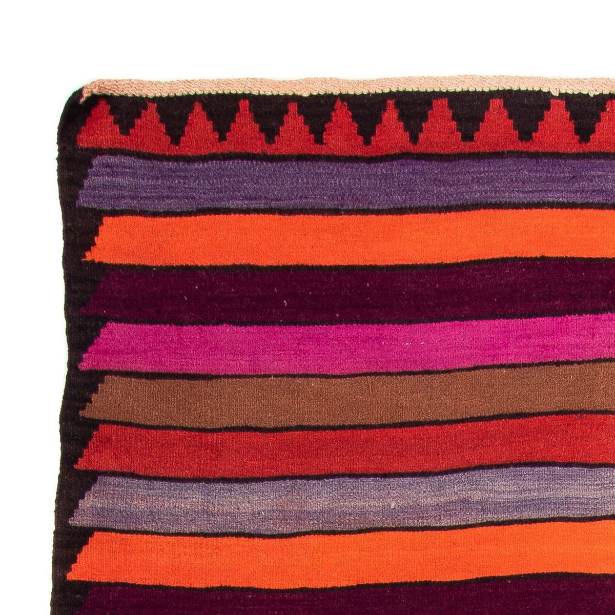 Dywan Kelim - Stary - 340 x 190 cm - wielokolorowy