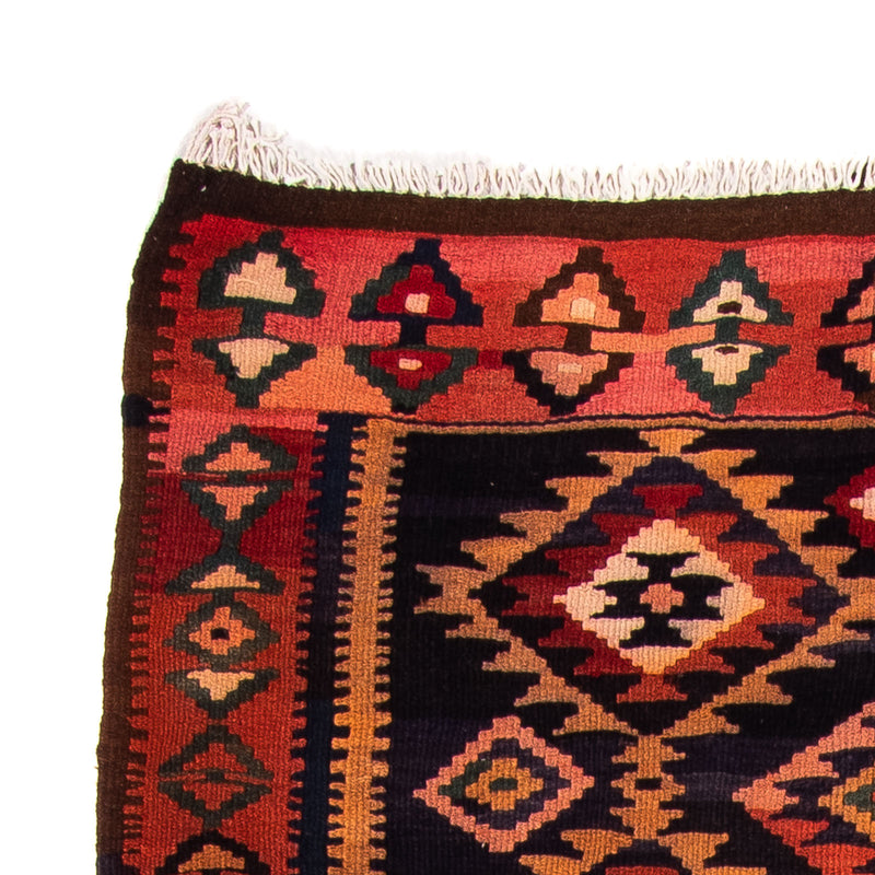 Dywan Kelim - Stary - 270 x 140 cm - wielokolorowy