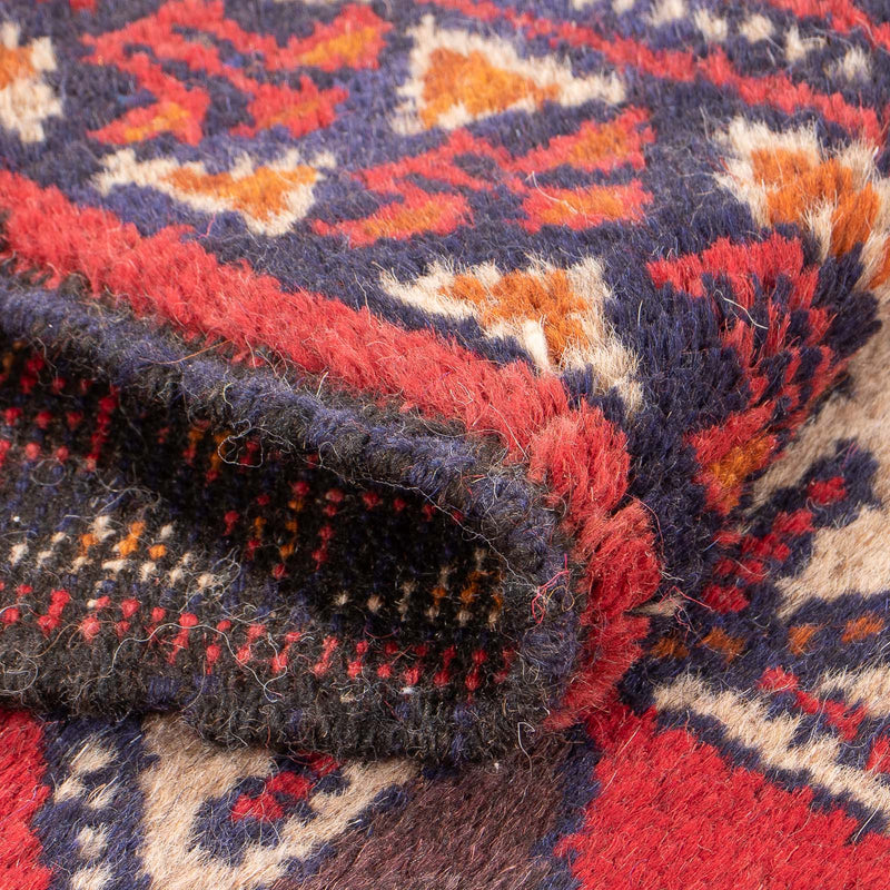 Dywan beludżycki - Dywanik modlitewny - 127 x 80 cm - czerwony