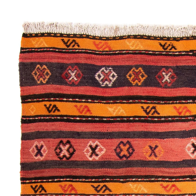 Dywan Kelim - Stary - 210 x 150 cm - wielokolorowy