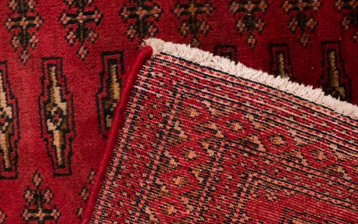 Dywan turkmeński - 130 x 60 cm - czerwony