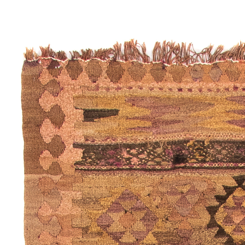 Biegacz Dywan Kelim - Stary - 260 x 110 cm - wielokolorowy