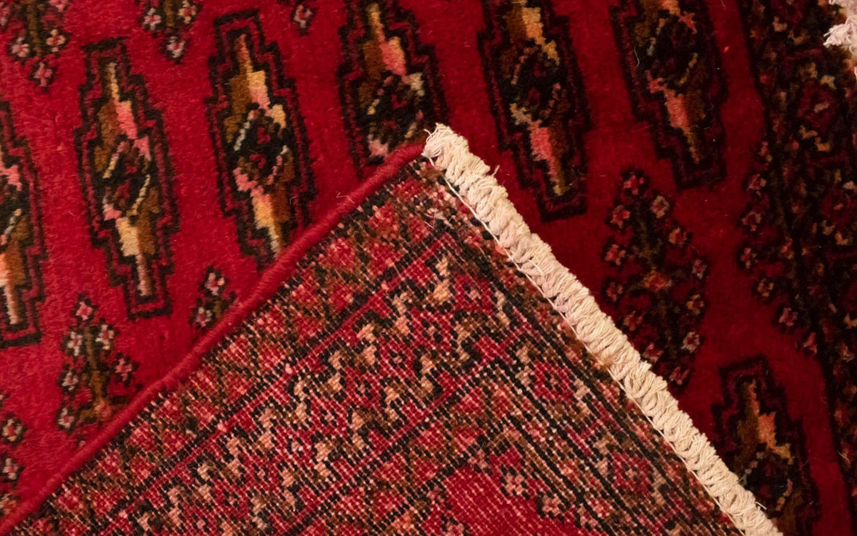 Dywan turkmeński - 130 x 60 cm - czerwony