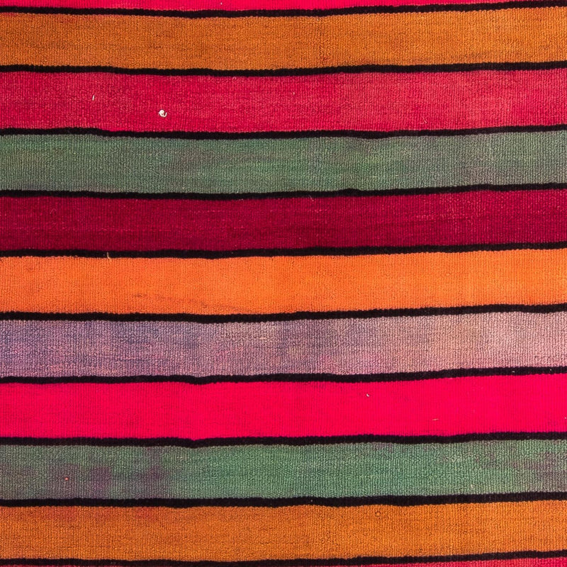 Biegacz Dywan Kelim - Stary - 330 x 150 cm - wielokolorowy