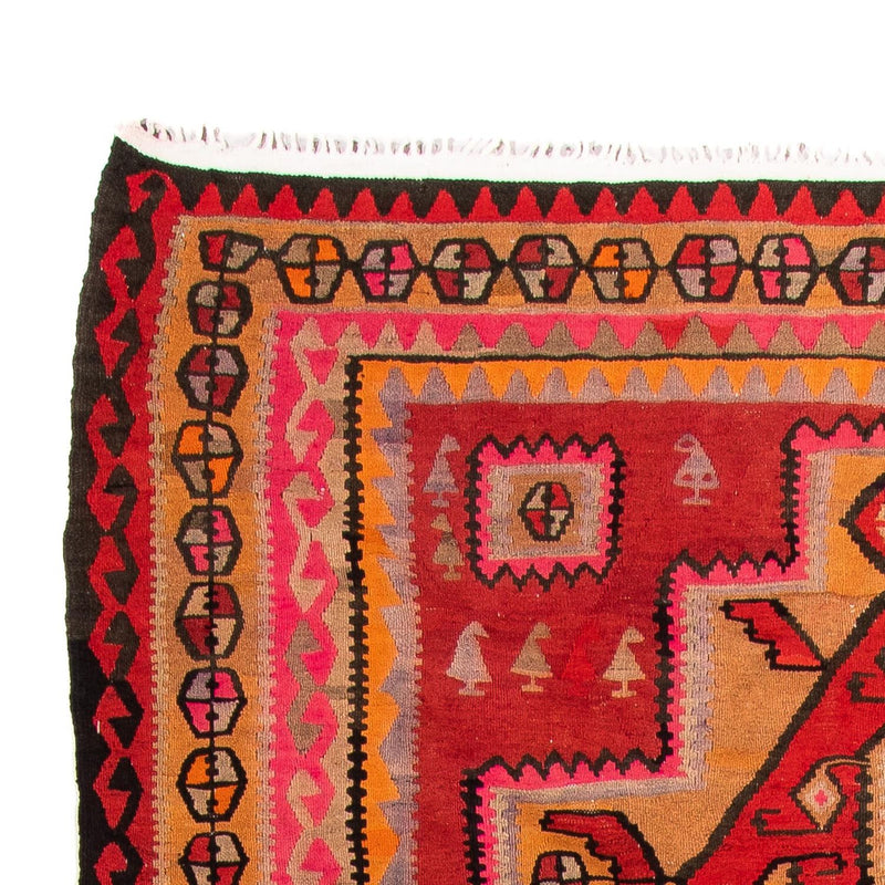 Dywan Kelim - Stary - 350 x 190 cm - wielokolorowy