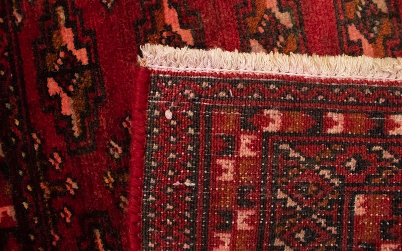 Dywan turkmeński - 130 x 60 cm - czerwony