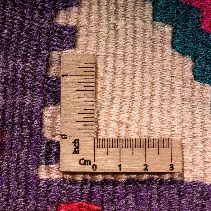 Biegacz Dywan Kelim - Stary - 320 x 145 cm - wielokolorowy