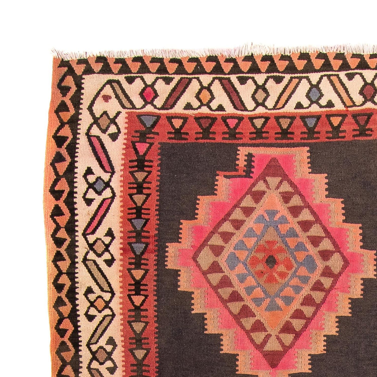 Dywan Kelim - Stary - 295 x 170 cm - wielokolorowy