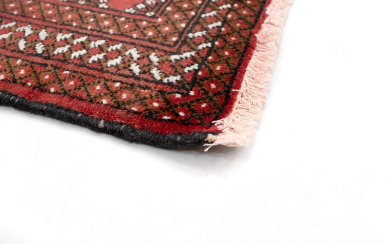 Dywan turkmeński - 130 x 60 cm - czerwony