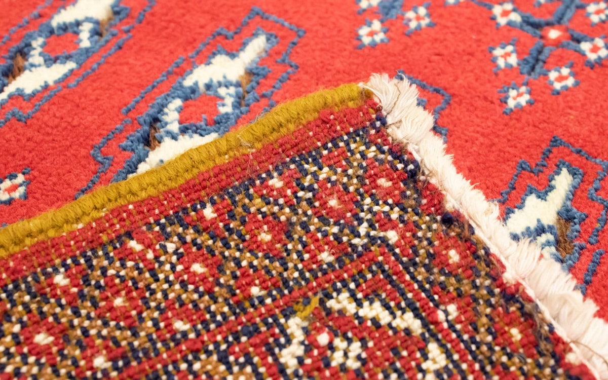 Dywan turkmeński - 130 x 60 cm - czerwony