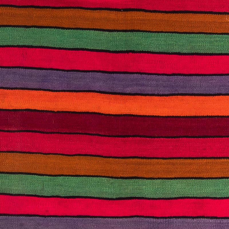 Biegacz Dywan Kelim - Stary - 350 x 185 cm - wielokolorowy