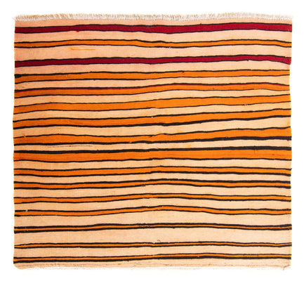 Dywan Kelim - Stary - 145 x 130 cm - wielokolorowy