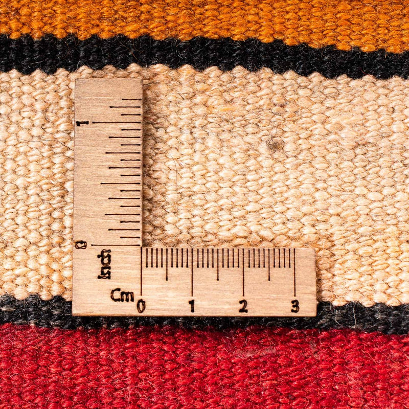 Dywan Kelim - Stary - 145 x 130 cm - wielokolorowy