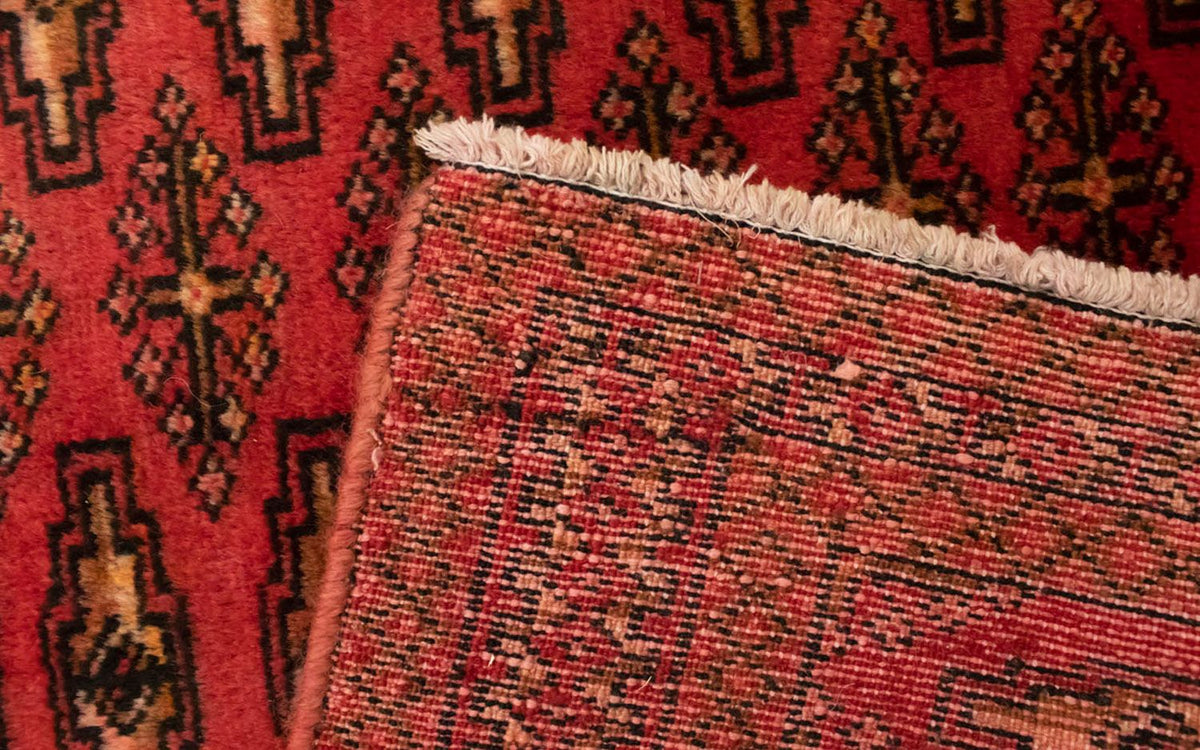 Dywan turkmeński - 130 x 60 cm - czerwony