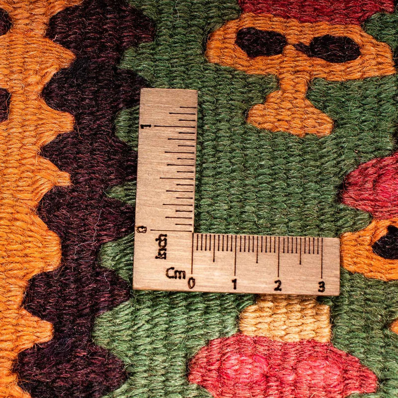 Dywan Kelim - Stary - 280 x 145 cm - wielokolorowy