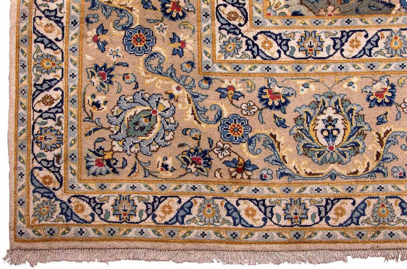 Dywan perski - Keshan - 415 x 295 cm - beżowy