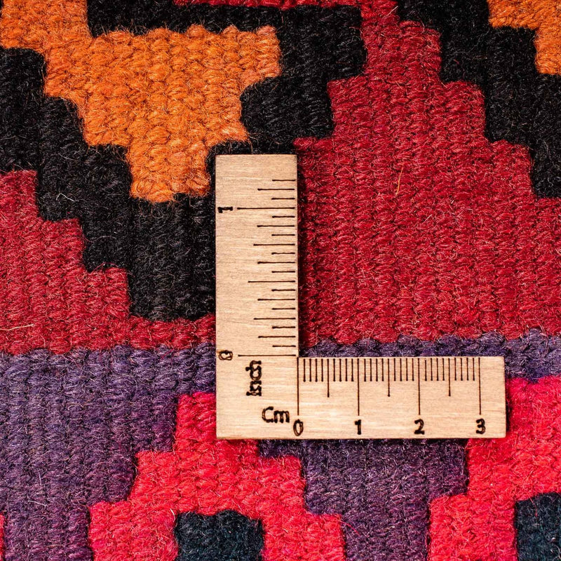 Biegacz Dywan Kelim - Stary - 345 x 150 cm - wielokolorowy