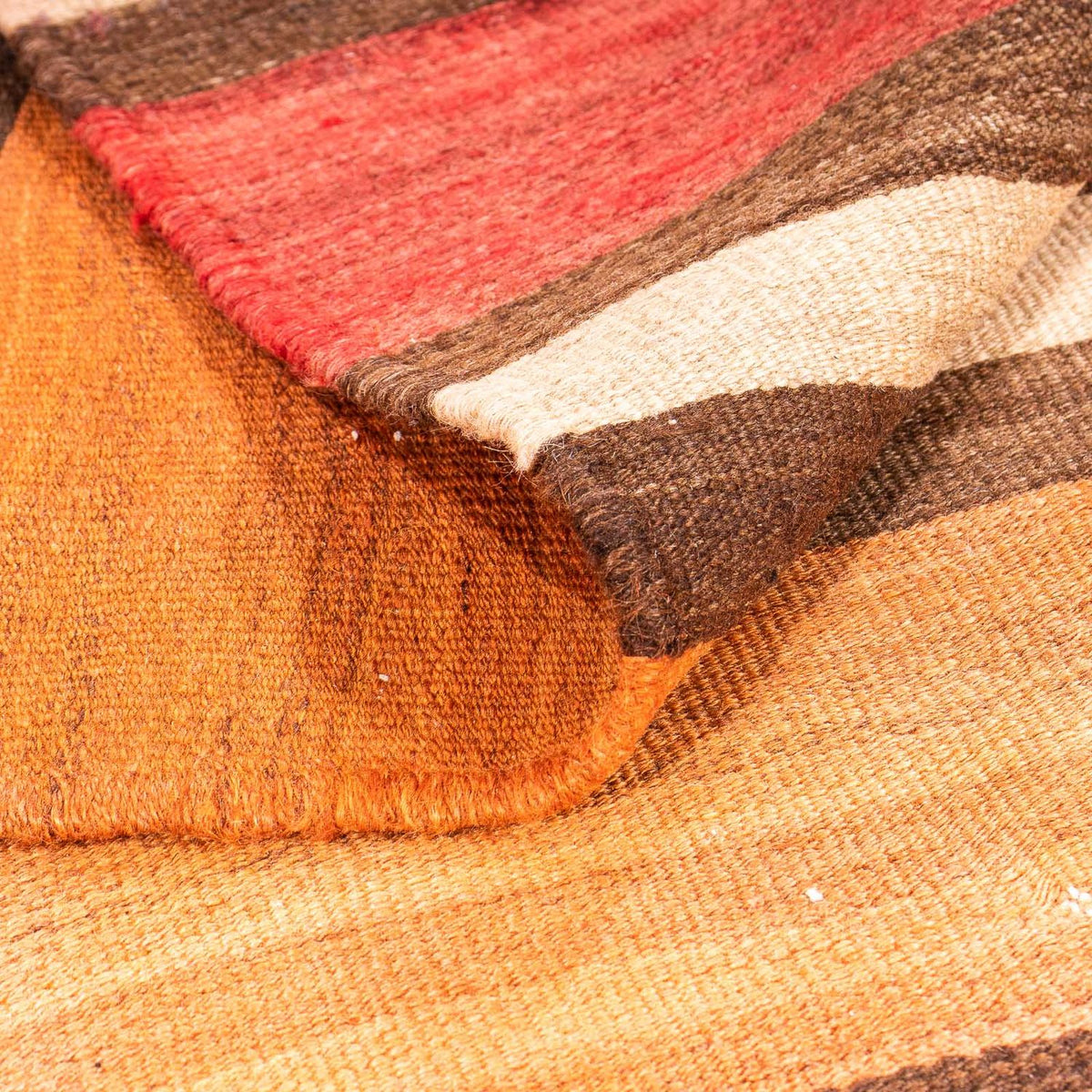 Dywan Kelim - Stary - 215 x 170 cm - wielokolorowy