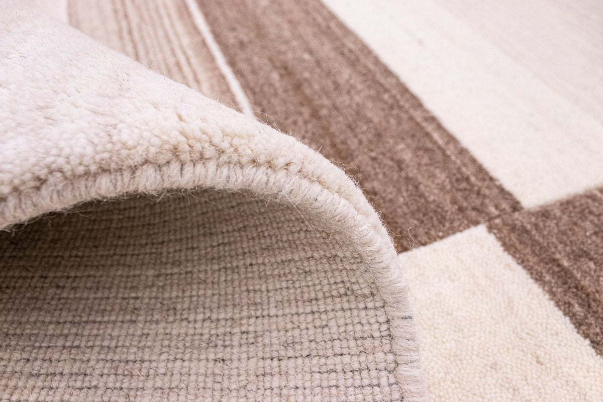 Dywan wełniany - 197 x 144 cm - natura