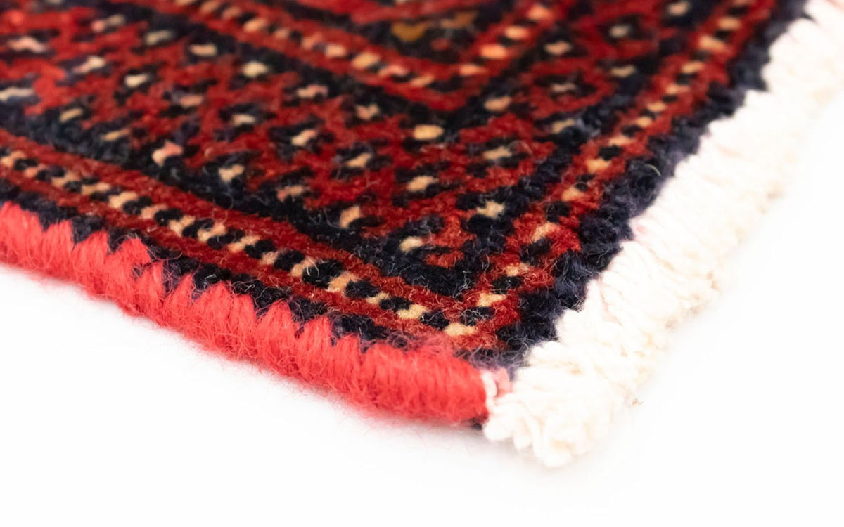 Biegacz Dywan turkmeński - 100 x 50 cm - czerwony