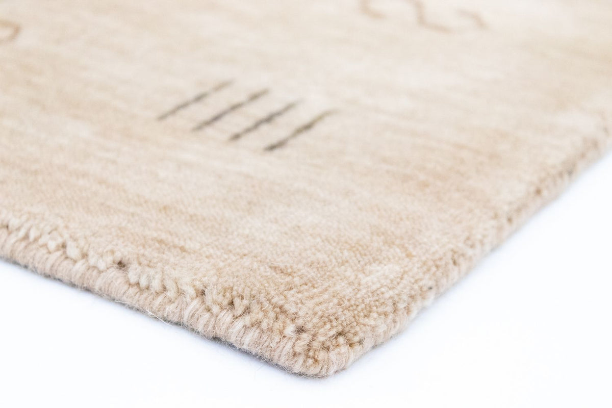 Dywan wełniany - 141 x 78 cm - wielokolorowy