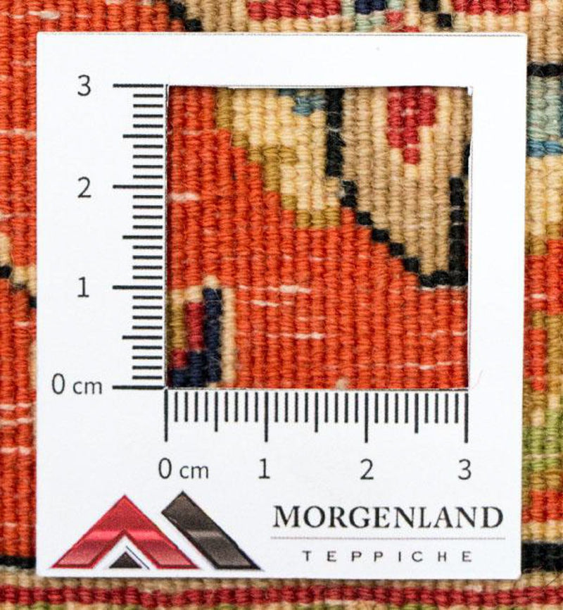 Biegacz Dywan perski - Ghom - 213 x 70 cm - pomarańczowy