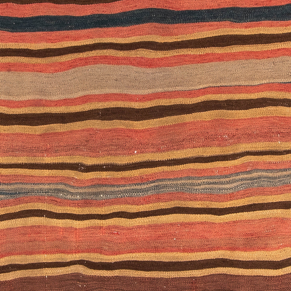 Dywan Kelim - Stary - 213 x 155 cm - wielokolorowy