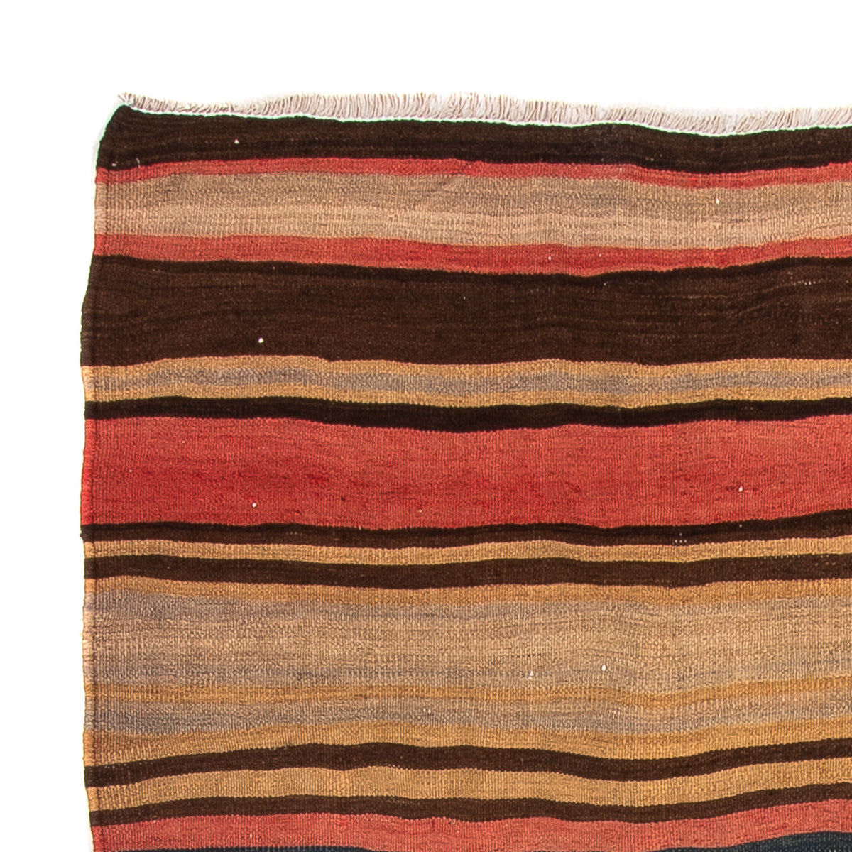 Dywan Kelim - Stary - 213 x 155 cm - wielokolorowy