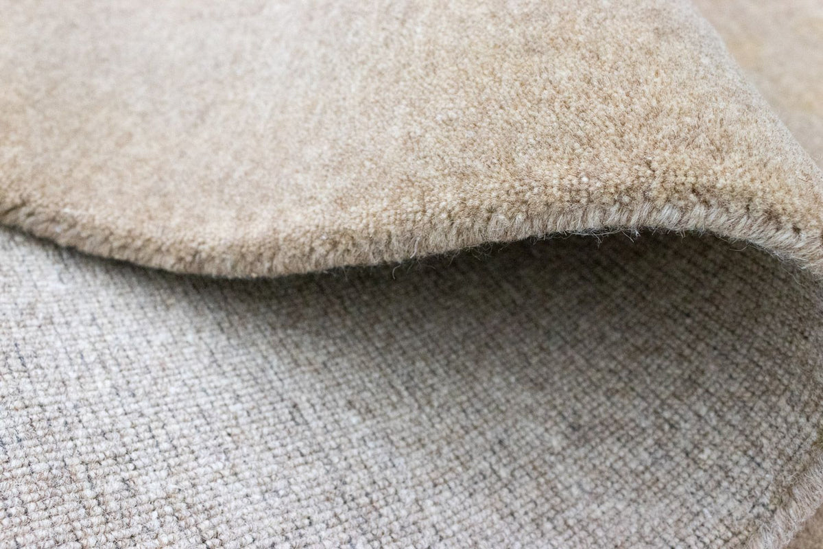 Dywan wełniany - 157 x 90 cm - beżowy