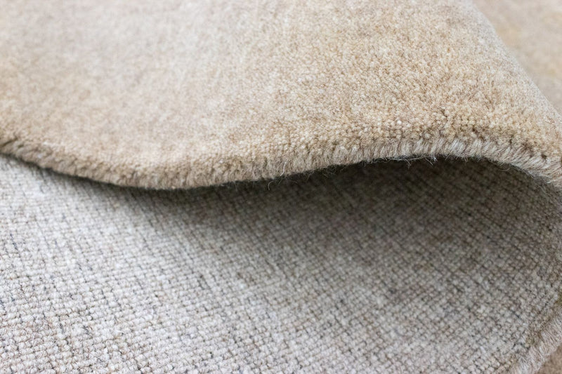 Dywan wełniany - 157 x 90 cm - beżowy