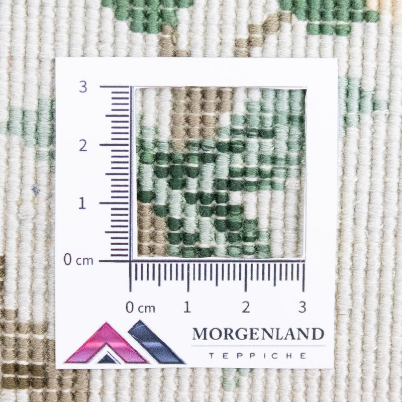 Dywan z jedwabiu - jedwab chiński kwadratowy  - 31 x 31 cm - wielokolorowy