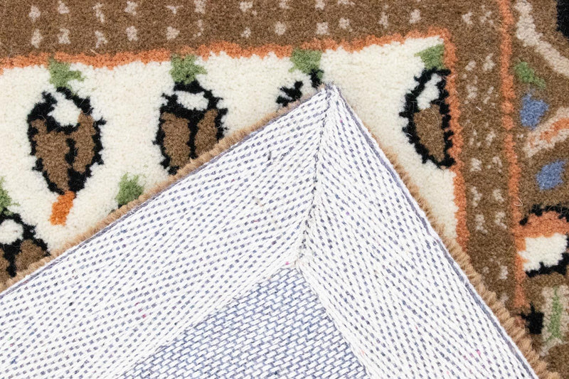 Dywan wełniany - 90 x 60 cm - beżowy