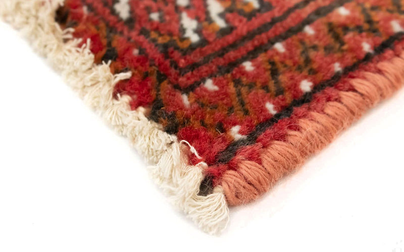 Biegacz Dywan turkmeński - 100 x 50 cm - czerwony