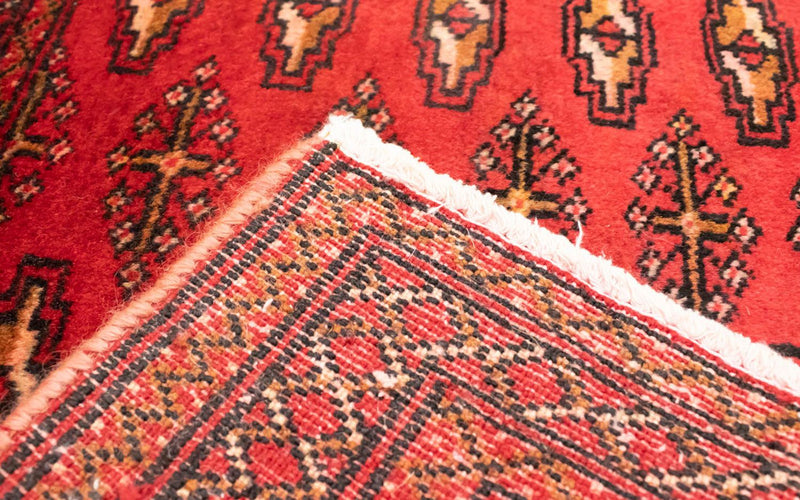 Biegacz Dywan turkmeński - 100 x 50 cm - czerwony