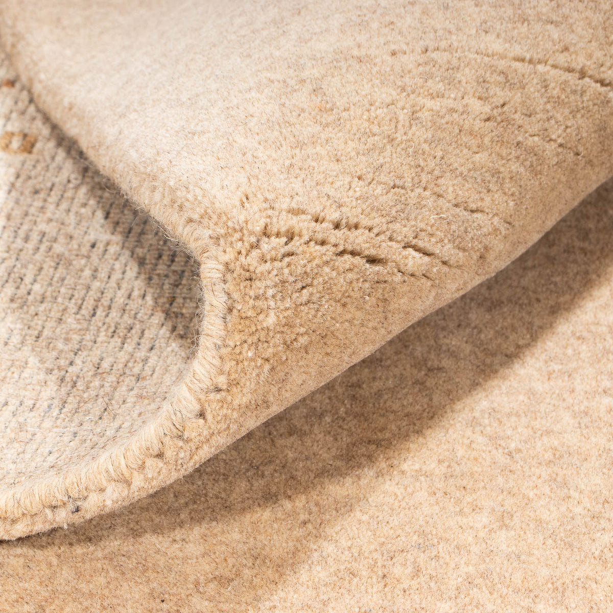 Dywan Gabbeh - Loribaft Softy - 242 x 170 cm - jasnobrązowy