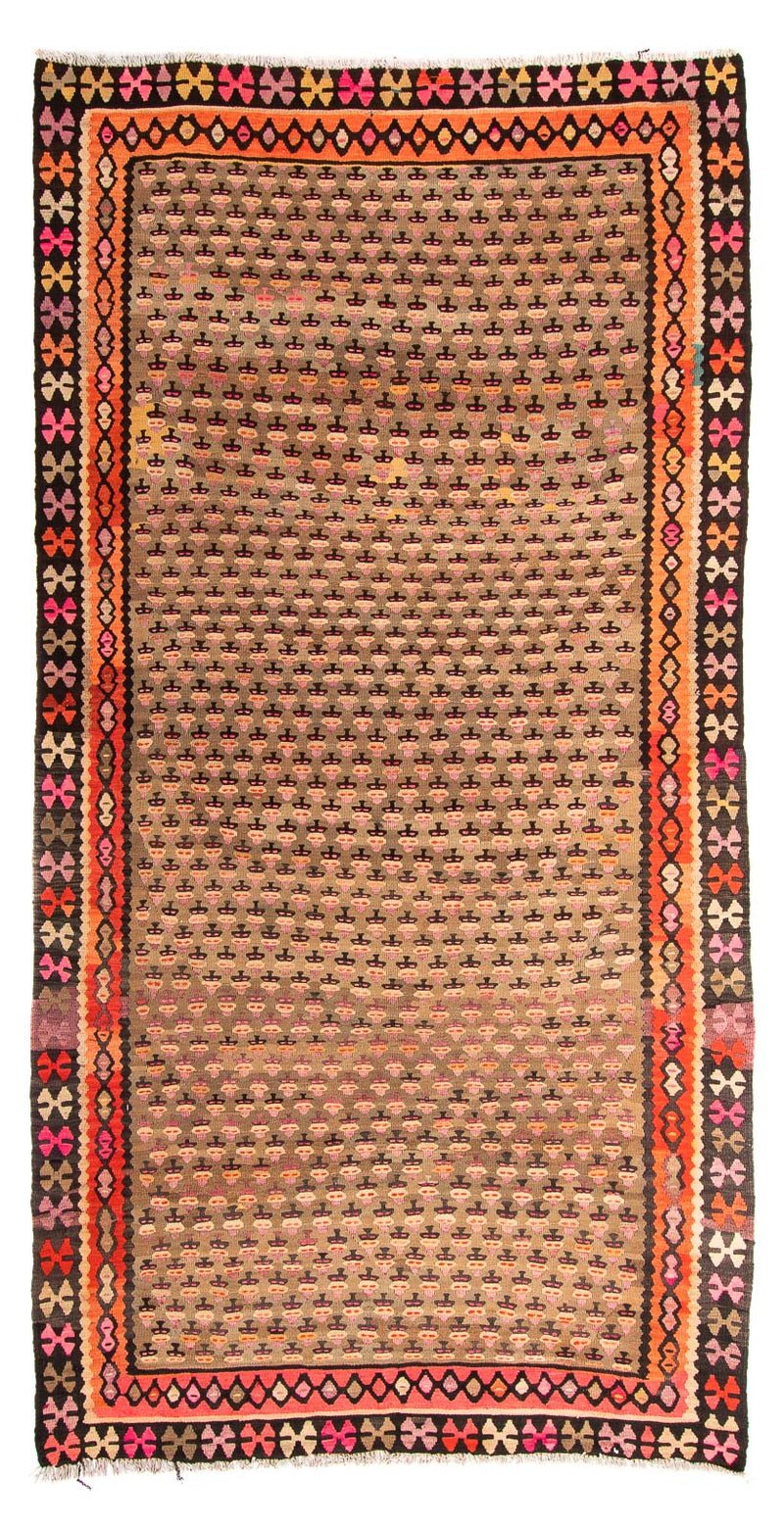 Biegacz Dywan Kelim - Stary - 285 x 160 cm - wielokolorowy