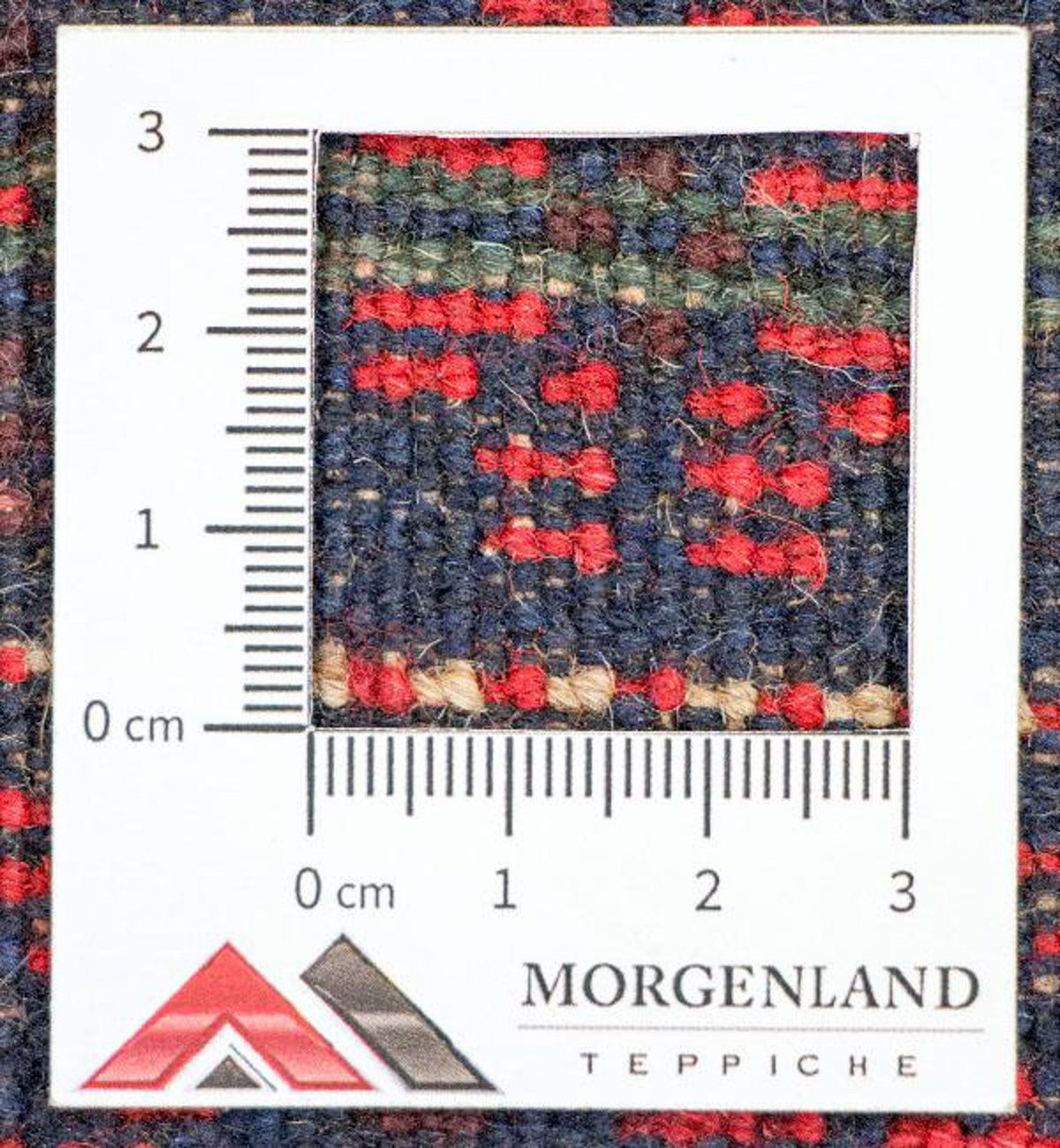 Dywan beludżycki - 125 x 74 cm - czerwony