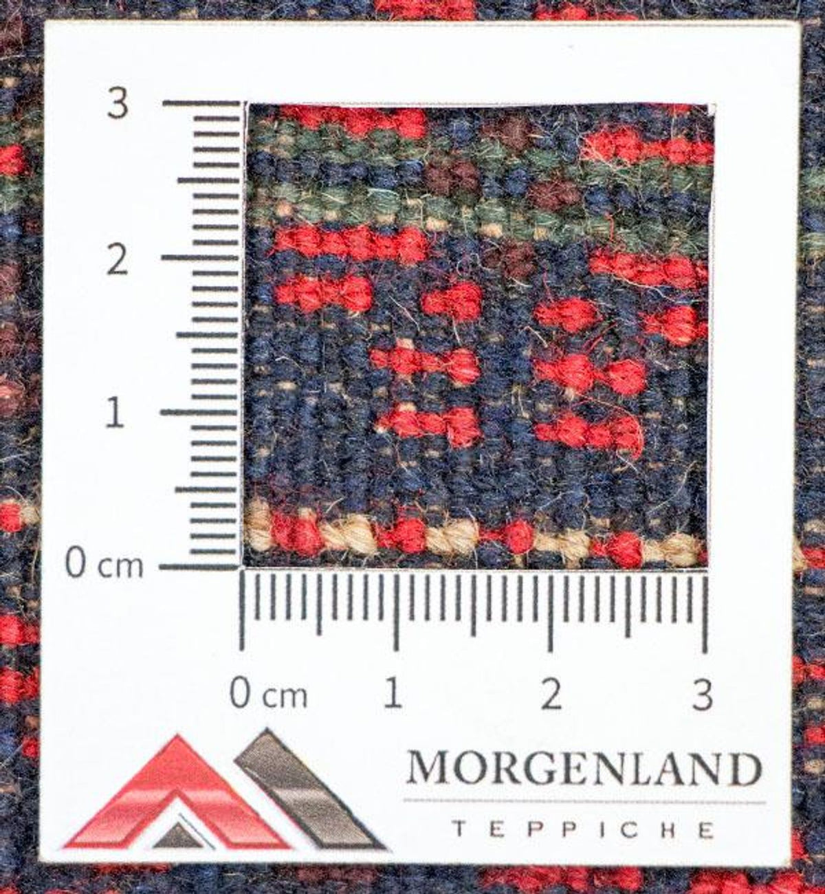 Dywan beludżycki - 125 x 74 cm - czerwony