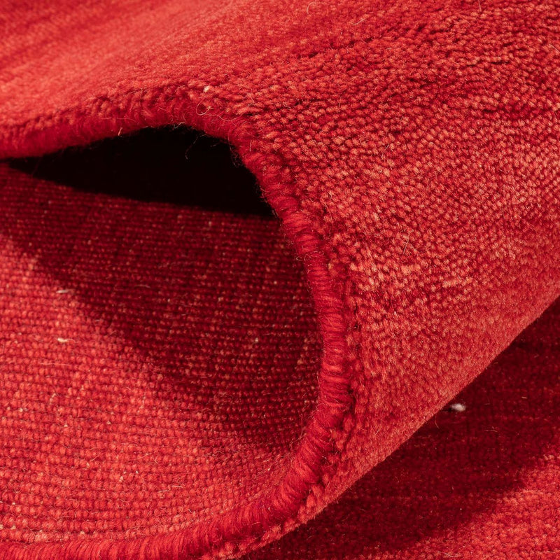 Dywan Gabbeh - Loribaft Softy - 240 x 170 cm - ciemna czerwień