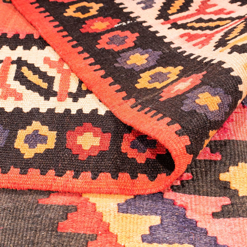 Dywan Kelim - Stary - 287 x 160 cm - wielokolorowy