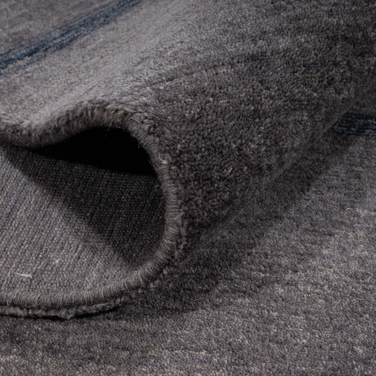 Dywan Gabbeh - Loribaft Softy - 240 x 173 cm - ciemnobrązowy