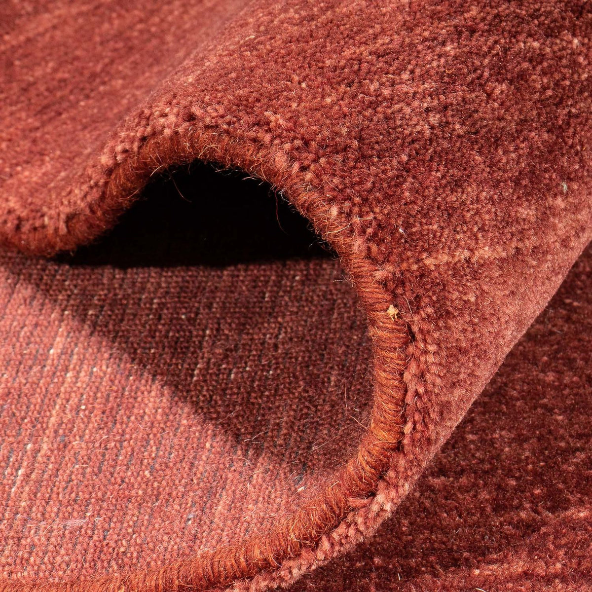 Dywan Gabbeh - Loribaft Softy - 242 x 173 cm - brązowy