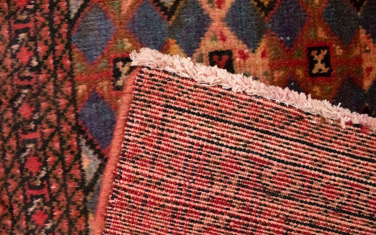 Dywan turkmeński - 130 x 60 cm - czerwony