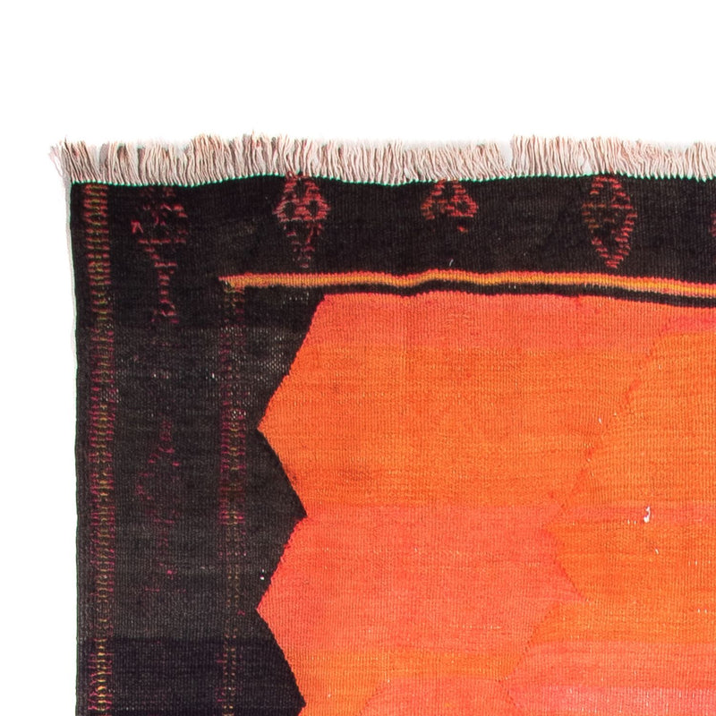 Biegacz Dywan Kelim - Stary - 360 x 145 cm - wielokolorowy