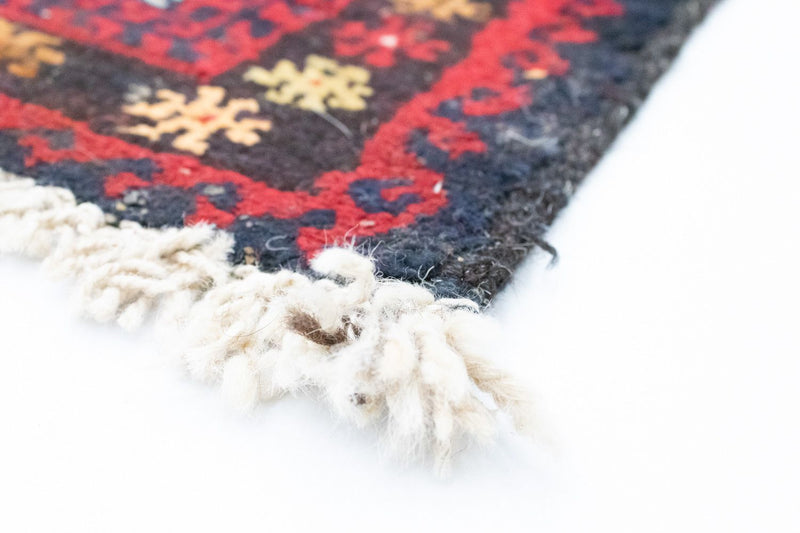 Dywan beludżycki - 129 x 78 cm - niebieski