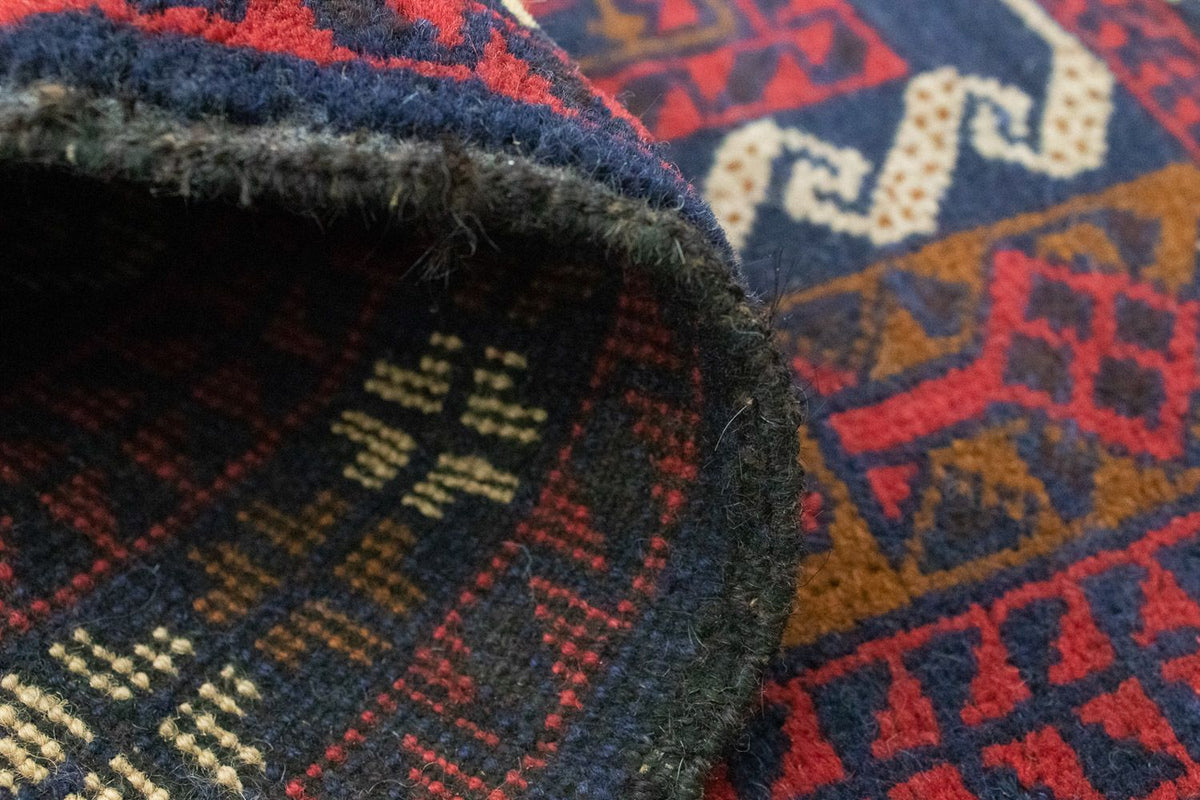 Dywan beludżycki - 132 x 88 cm - brązowy