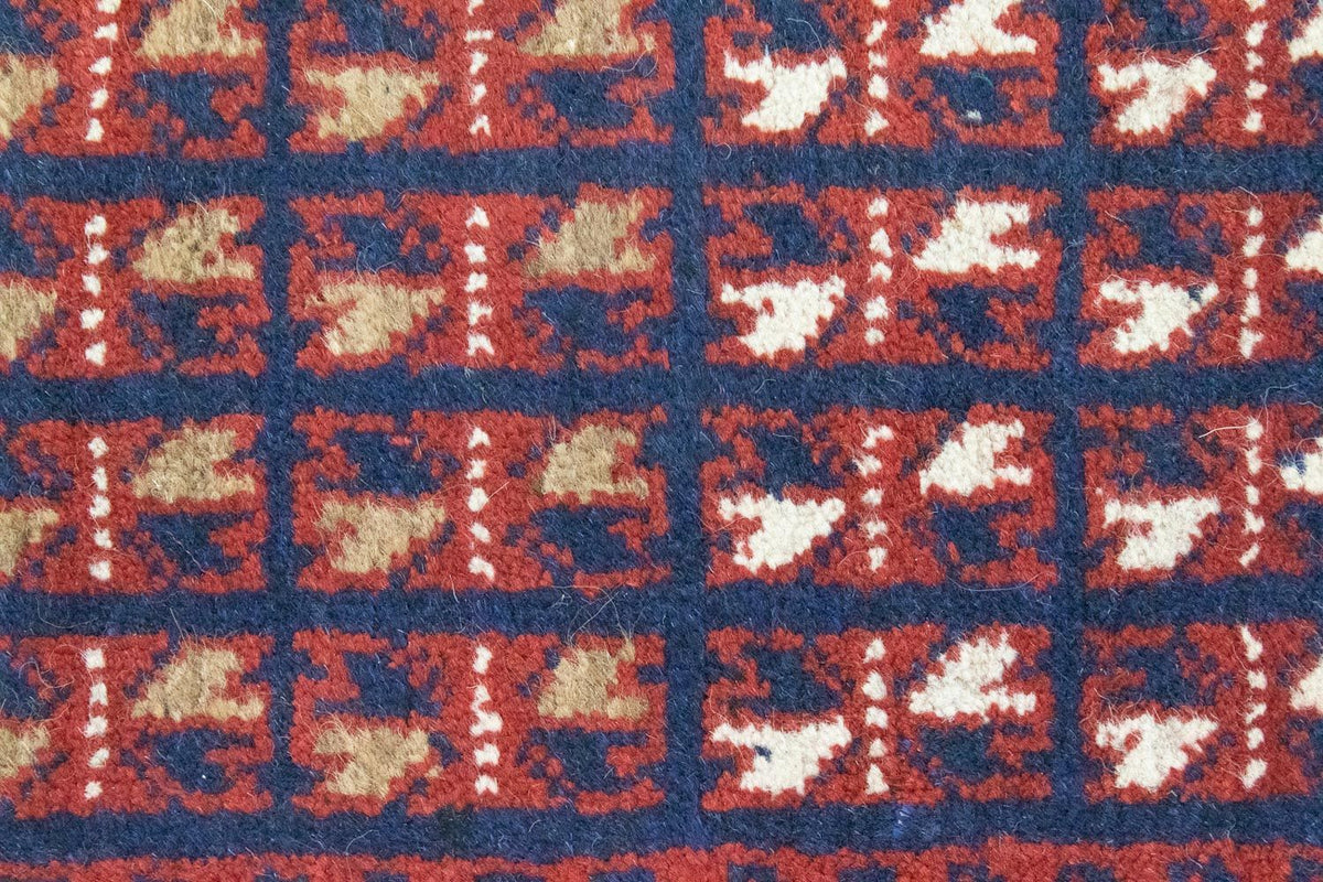 Dywan beludżycki - 136 x 82 cm - brązowy