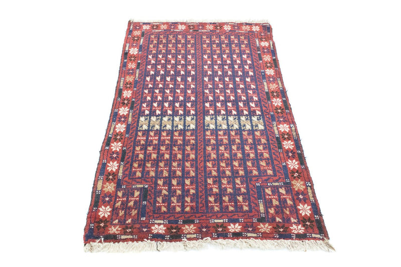 Dywan beludżycki - 136 x 82 cm - brązowy