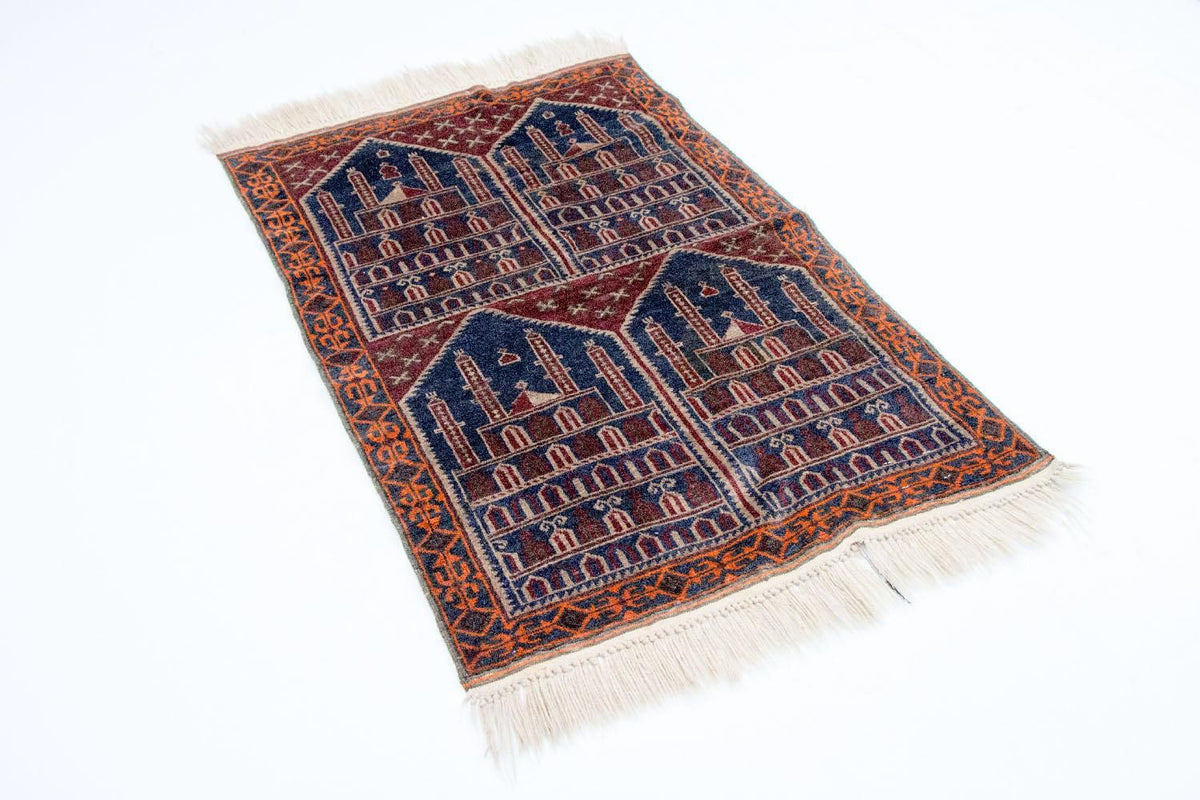 Dywan beludżycki - 135 x 104 cm - wielokolorowy