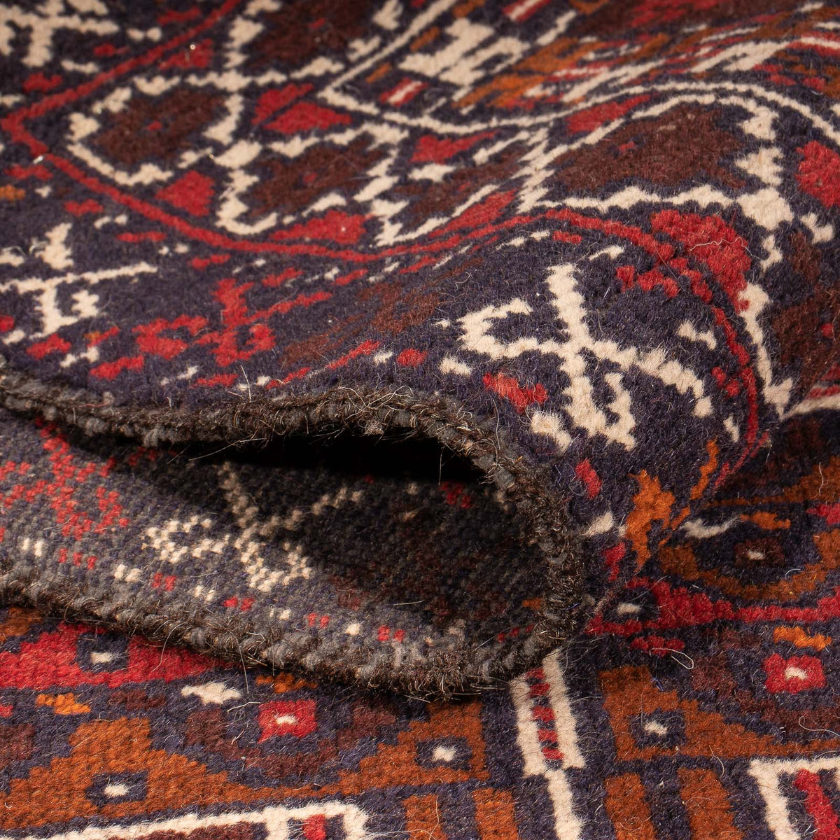 Dywan beludżycki - 127 x 80 cm - brązowy